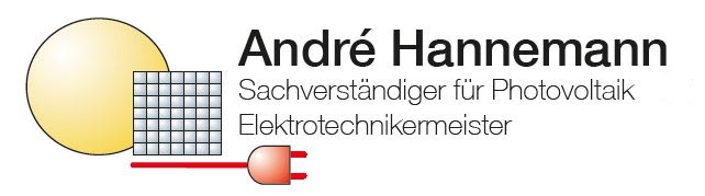 Logo von Andre Hannemann - Sachverständiger für Photovoltaik